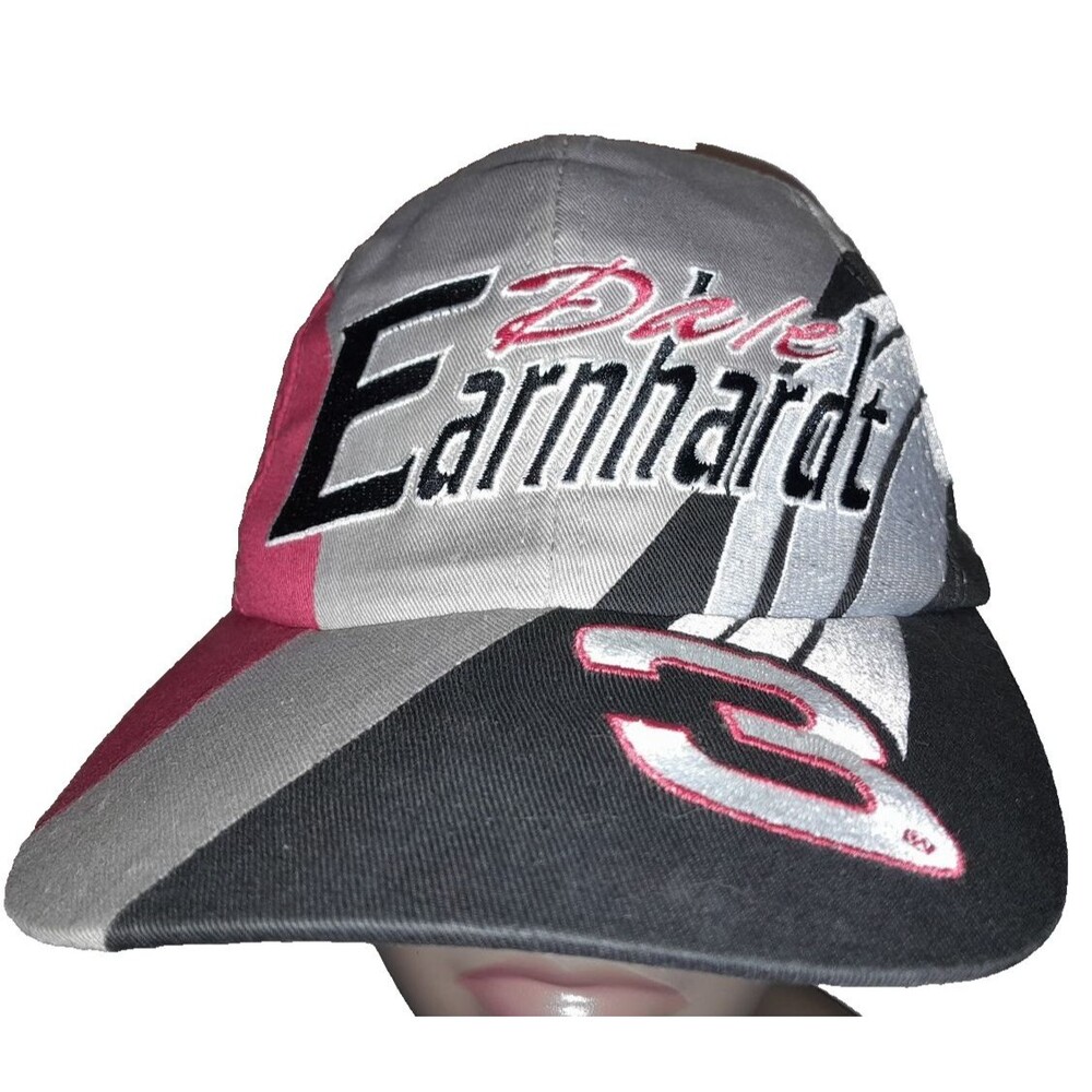 Rare 90s Vintage Dale Earnhardt Hat NASCAR 50th Anniversary #3 Snapback Hat